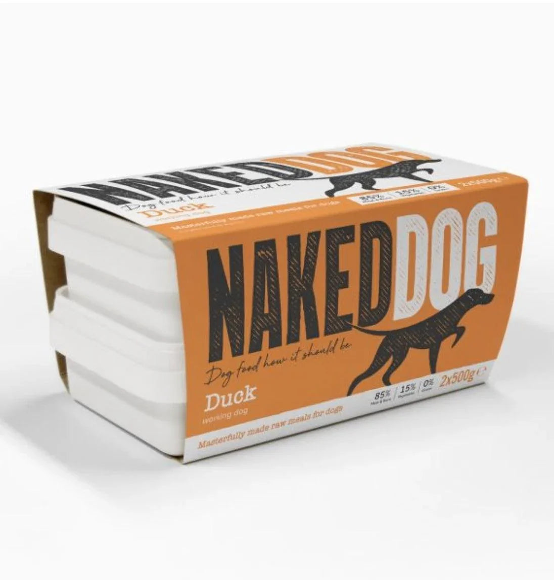 Naked Dog Original 85/15 Duck 2x500g