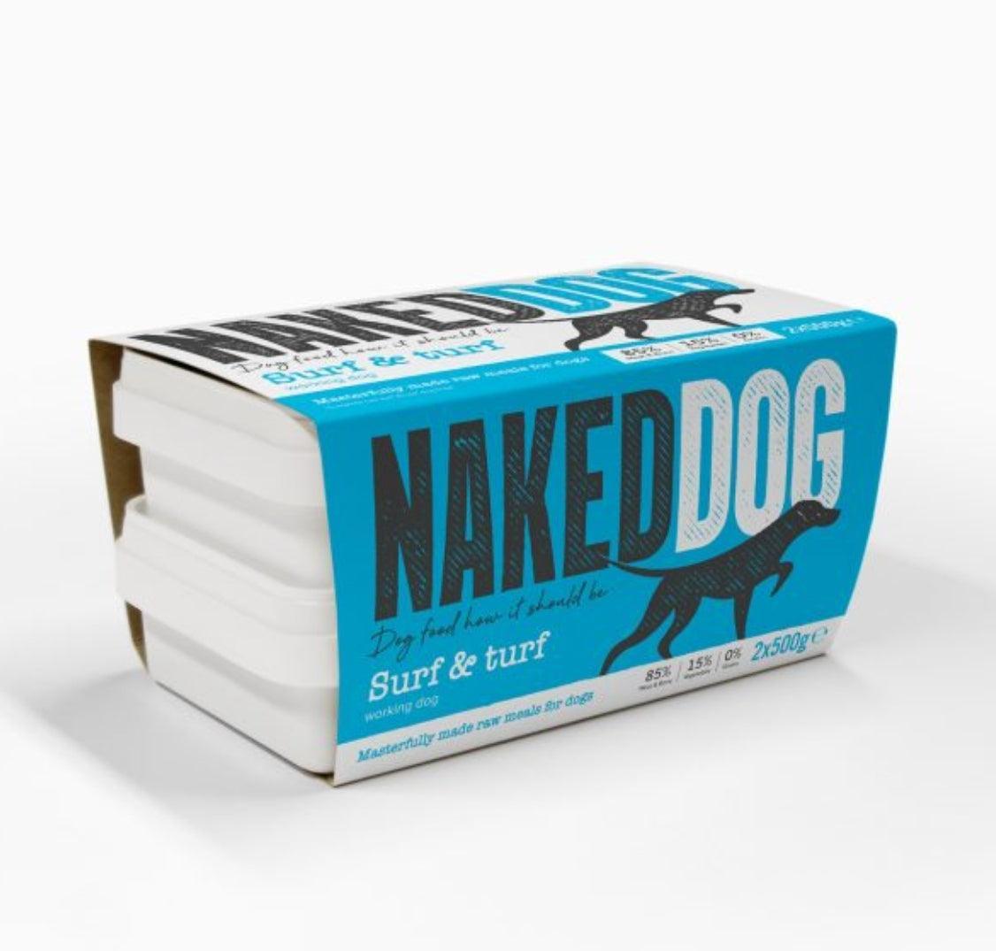 Naked Dog Original 85/15 Surf & Turf 2 x 500g