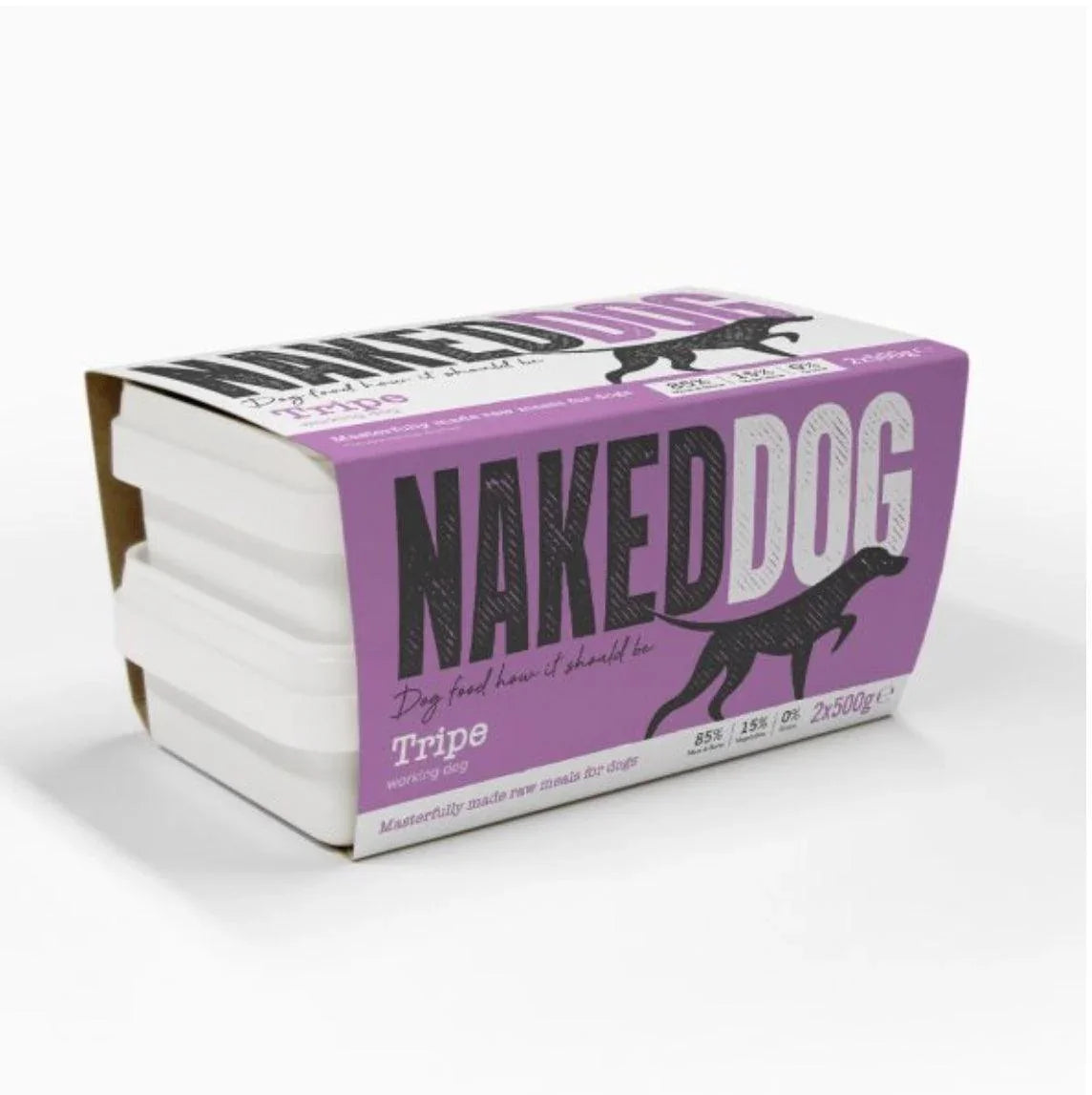 Naked Dog Original 85/15 Tripe 2x500g