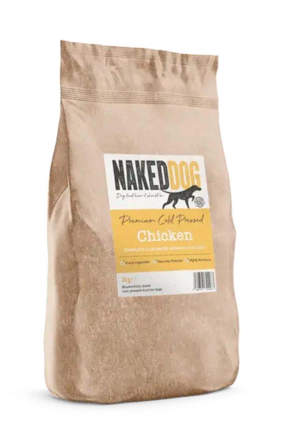 Naked Dog Premium Cold Pressed Chicken – 100g / 2.5kg / 10kg