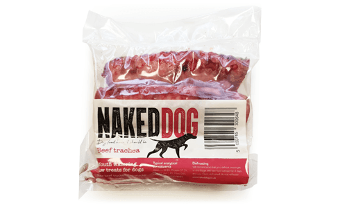 Naked Dog Raw Treat Beef Trachea 3 Pack