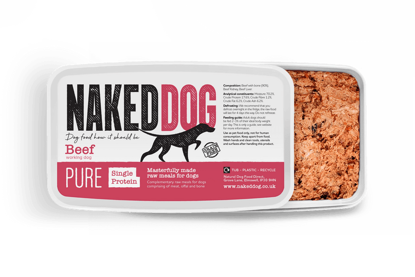 NAKED DOG PURE Beef 2 x 500g