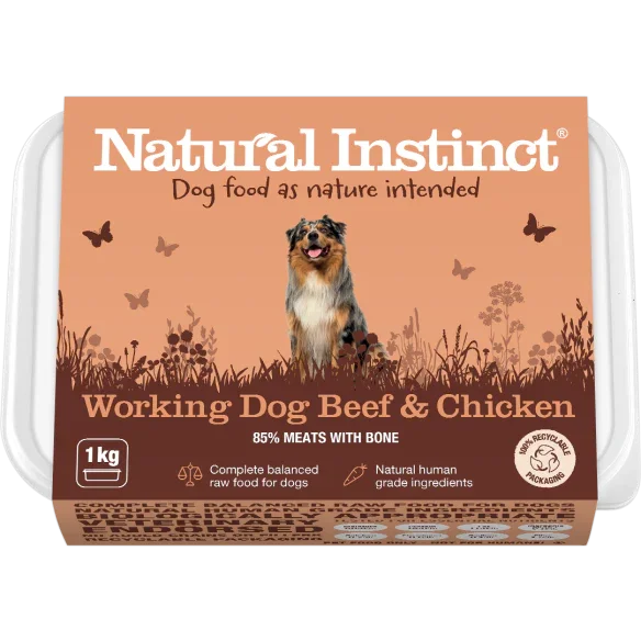 Natural Instinct Working Dog Beef & Chicken 1kg