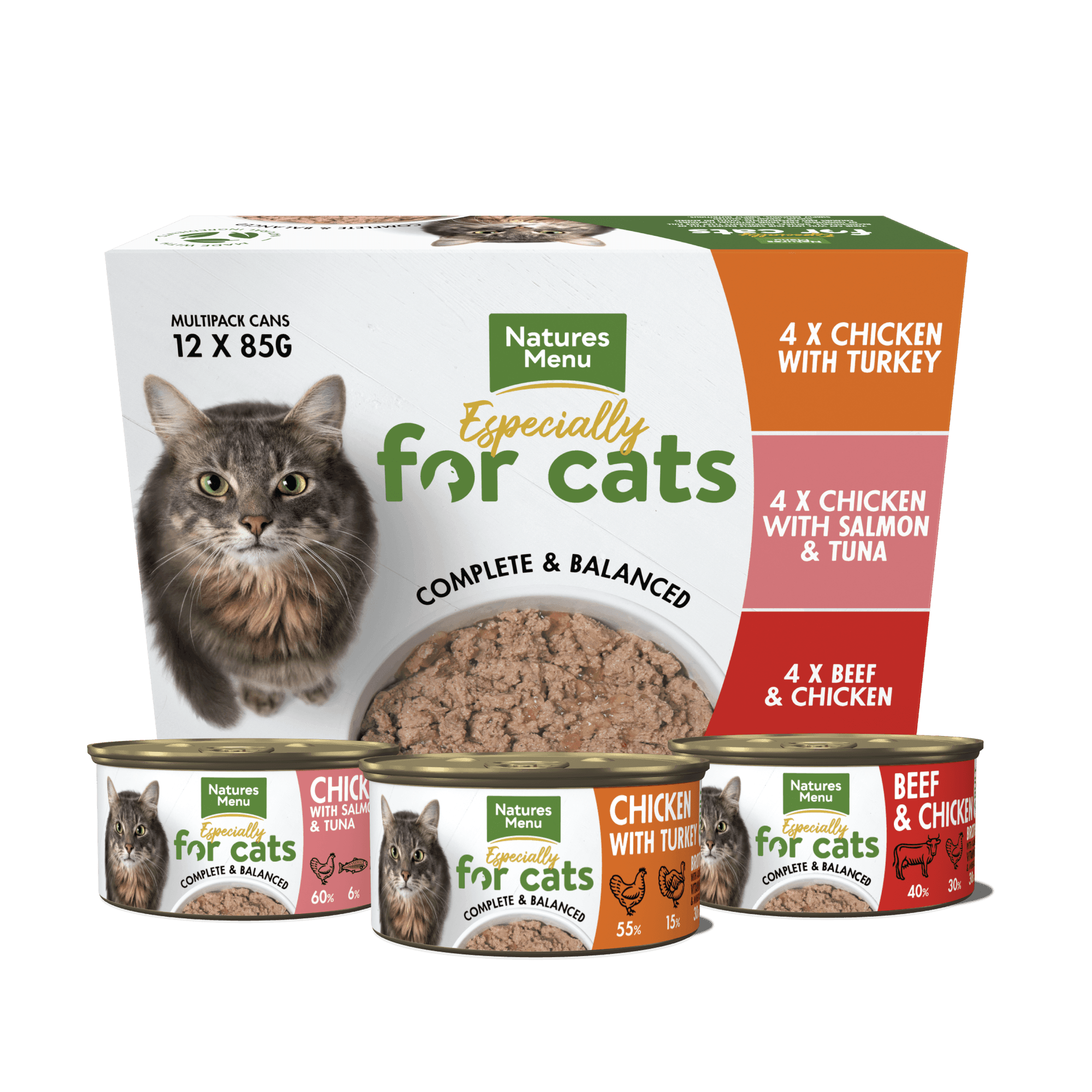 Natures Menu Cat Multipack Tins 12x85g