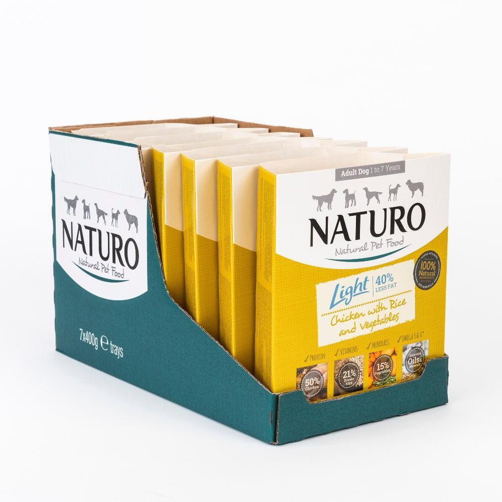Naturo Adult Light Chicken with Rice & Veg Tray 400g
