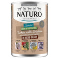 Naturo Senior Grain & Gluten Free Turkey with Chicken in Herb Gravy Tins 390g