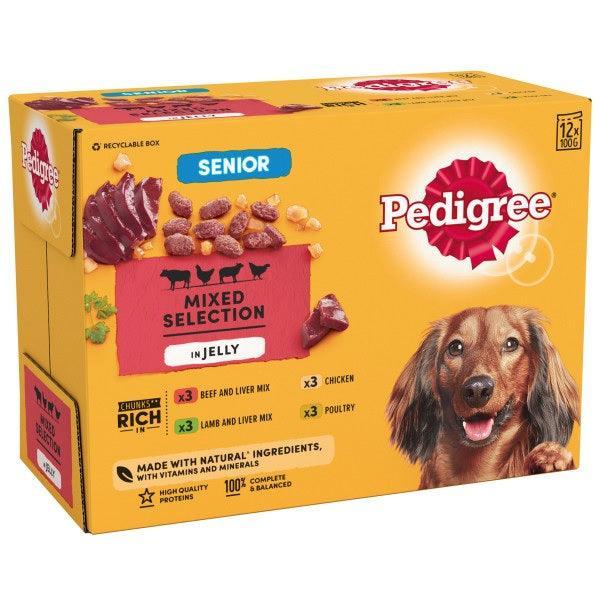 Pedigree Pch Senior Jelly 12x100g