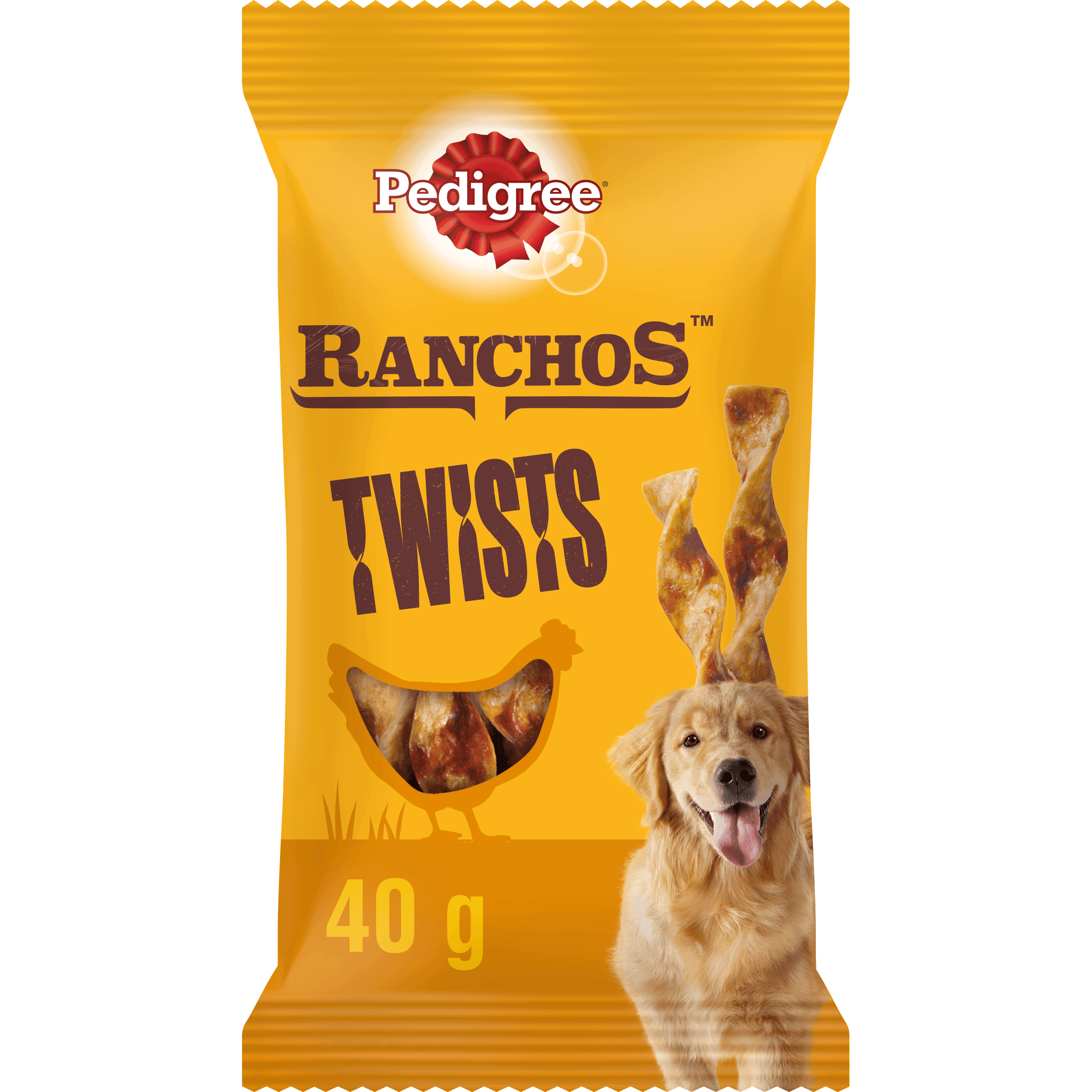 Pedigree Ranchos Twist Chicken 40g