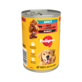 Pedigree Tins Beef Chunks in Gravy 400g