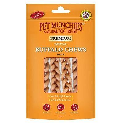 Pet Munchies Buffalo Chew Sml 4x55g