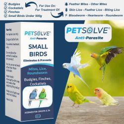 Petsolve Anti-Parasite Small Bird, 10ml