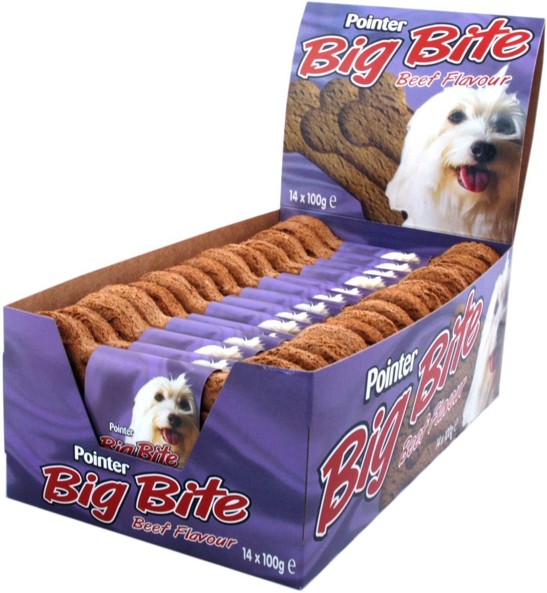 Pointer Big Bite Beef Biscuits Dog Treat