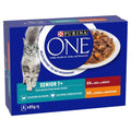 Purina One Senior Cat Chk/Bf Pch 8x85g