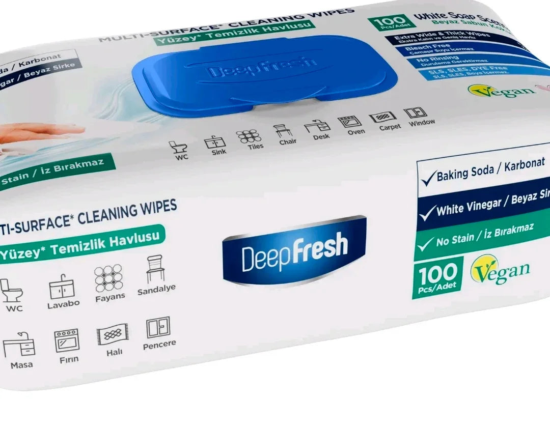 Deep Fresh Extra Large Multi Surface Cleaning Wipes