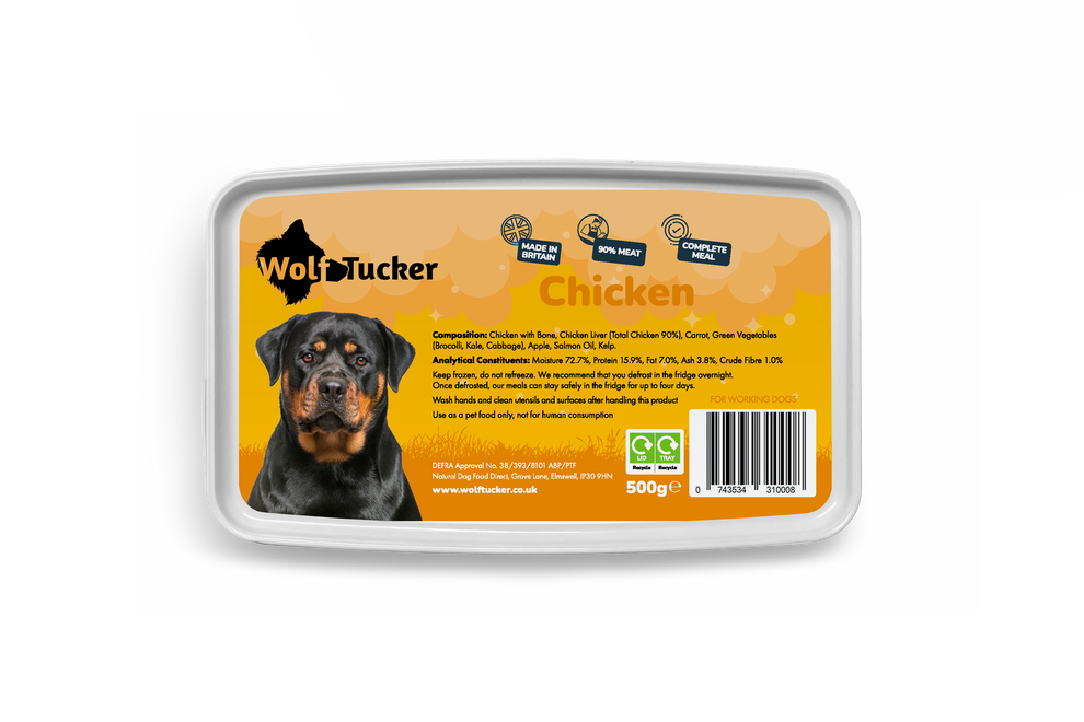 Wolf Tucker Working Dog Chicken Meal 1kg