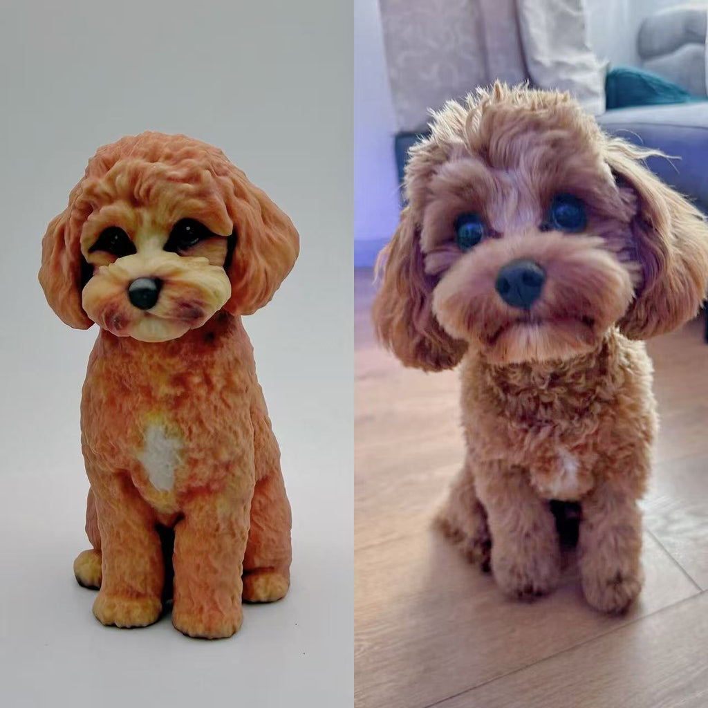 Custom Pet Sculpture Order | Handcrafted Dog & Cat Keepsake | Upload Your Photos