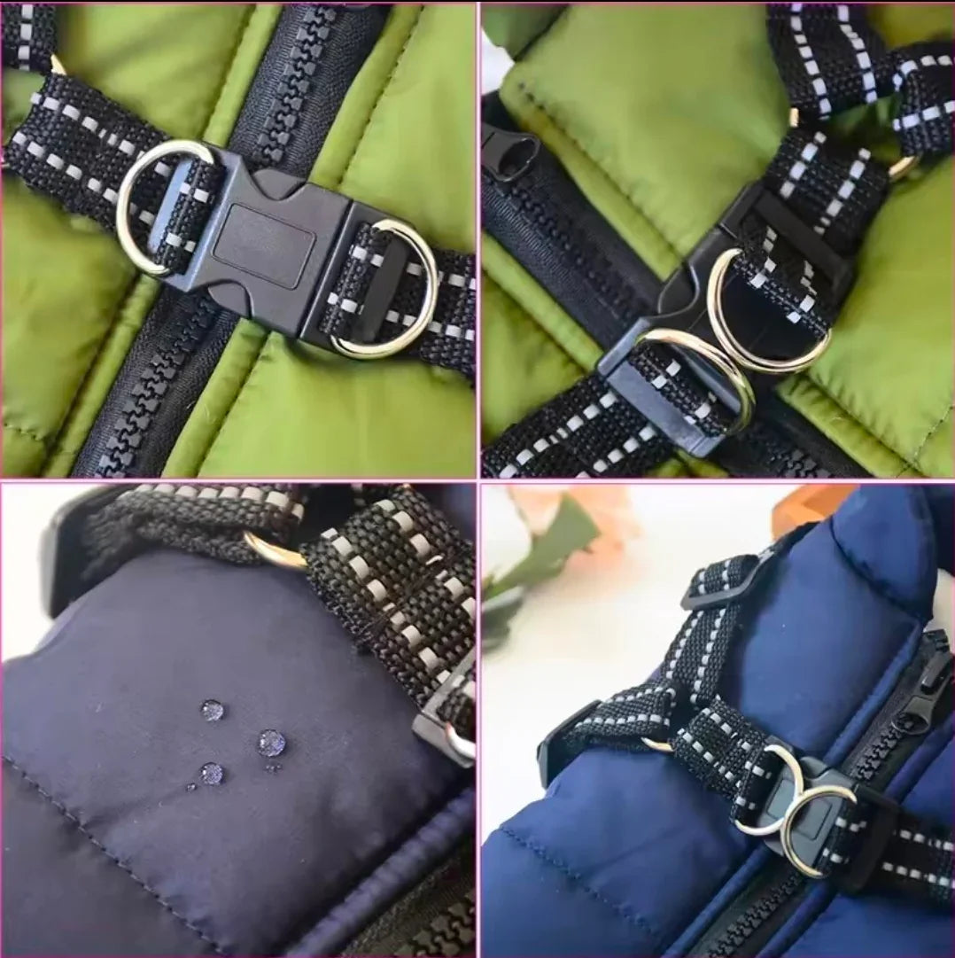 Sports Warm Dog Harness Coat