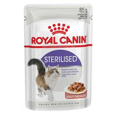 Royal Canin Sterilised Cat Food in Gravy Pouch 85g