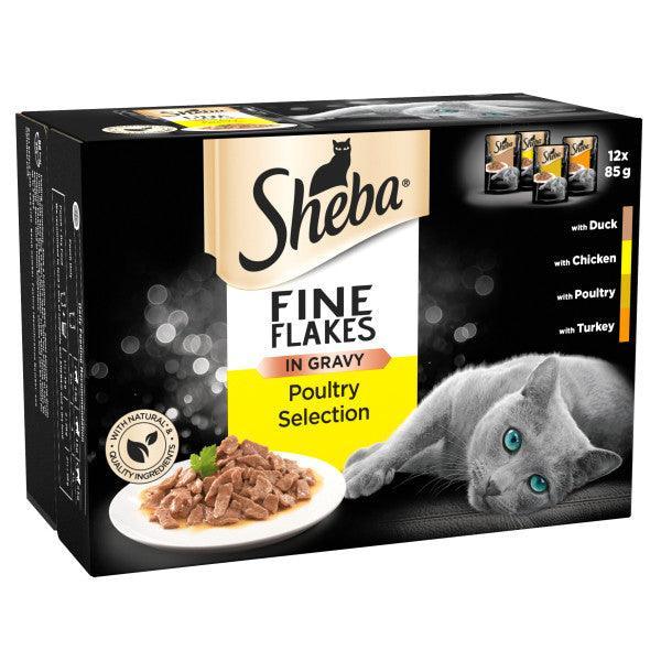 Sheba Pch Fine Flakes Pltry CIG 12x85g