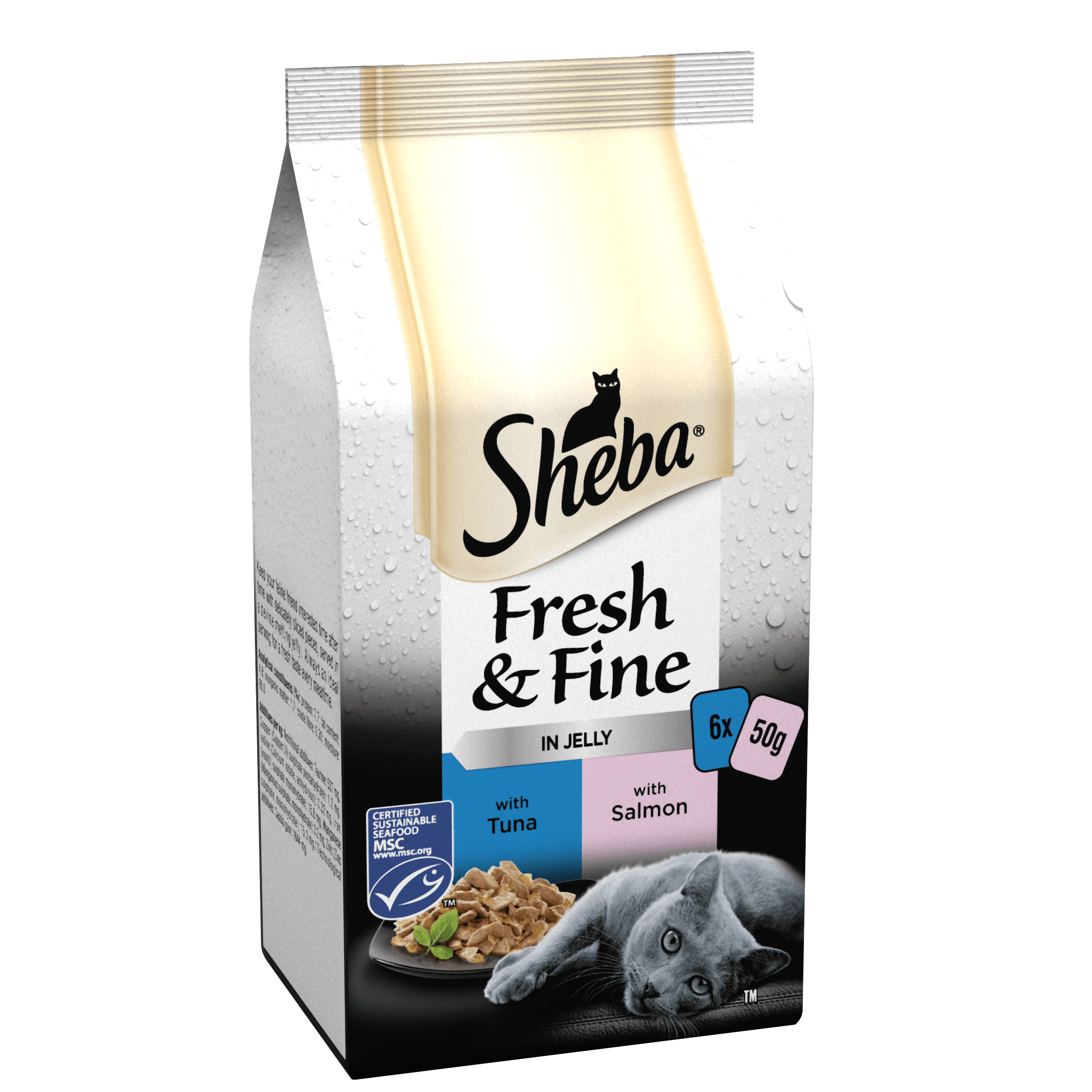 Sheba Pch Fresh & Fine Tn&Sm CIJ 6x50g