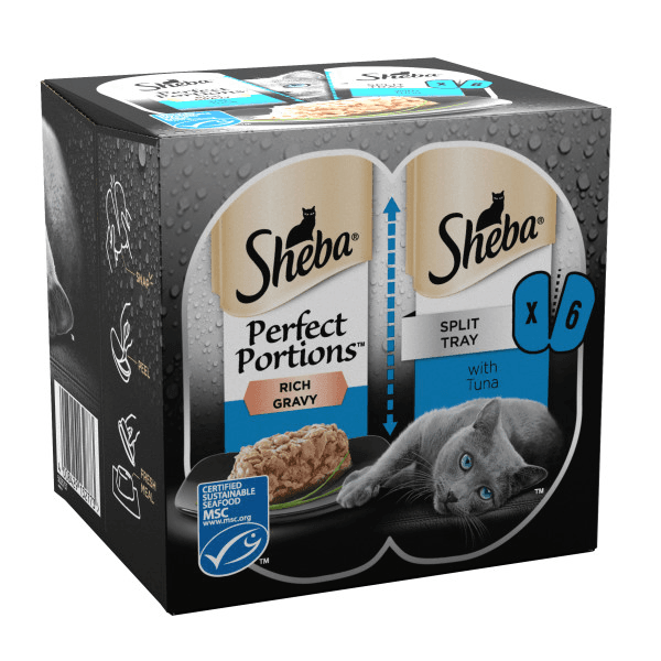 Sheba Perfect Portions Tuna Grvy 3x75g