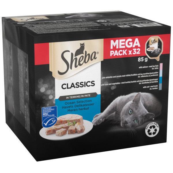 Sheba Tray Classic Ocean Coll 85g