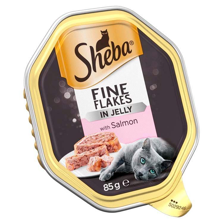 Sheba Tray Fine Flakes Salmon CIJ 85g