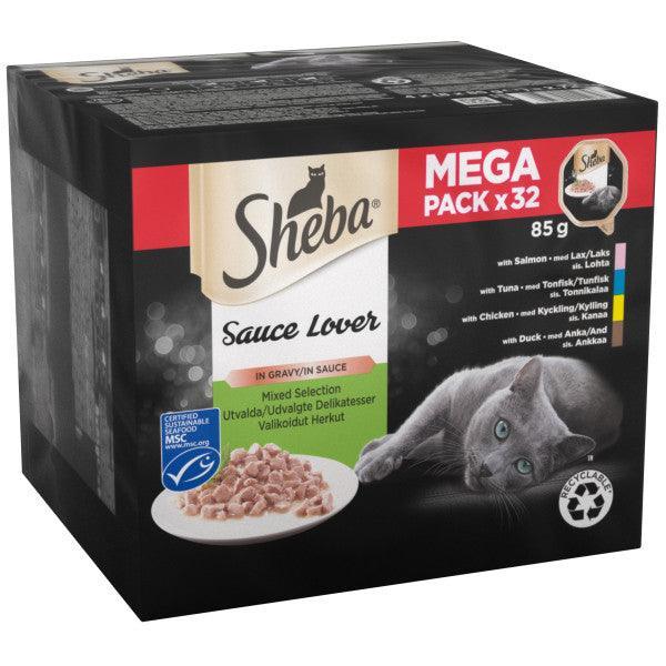 Sheba Tray Sauce Lover Mix 85g