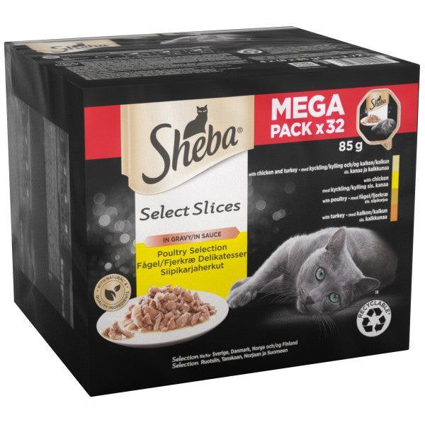 Sheba Tray Select Slices Plty CIG 85g