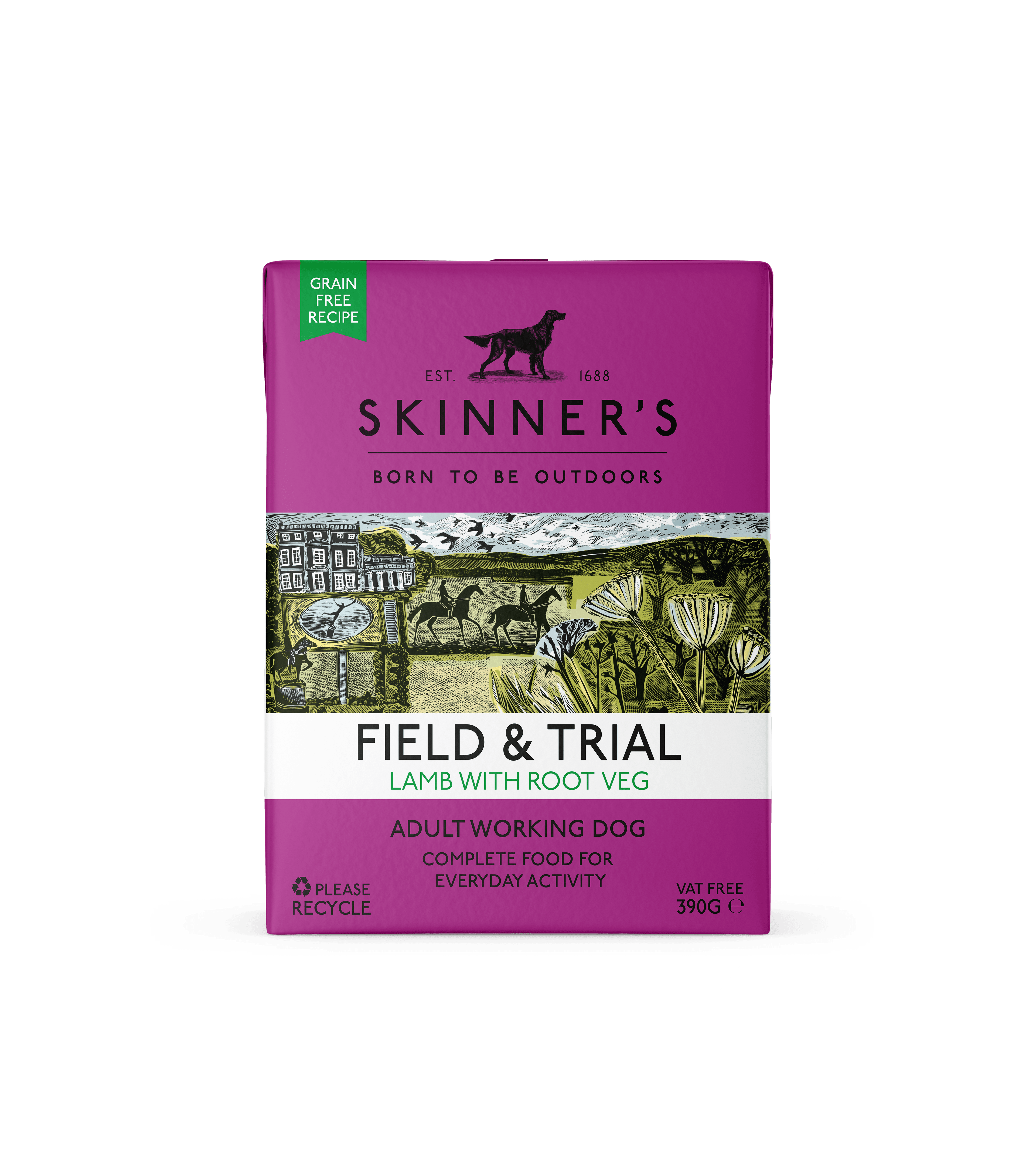 Skinners Field & Trial Adult Grain Free Lamb 390g