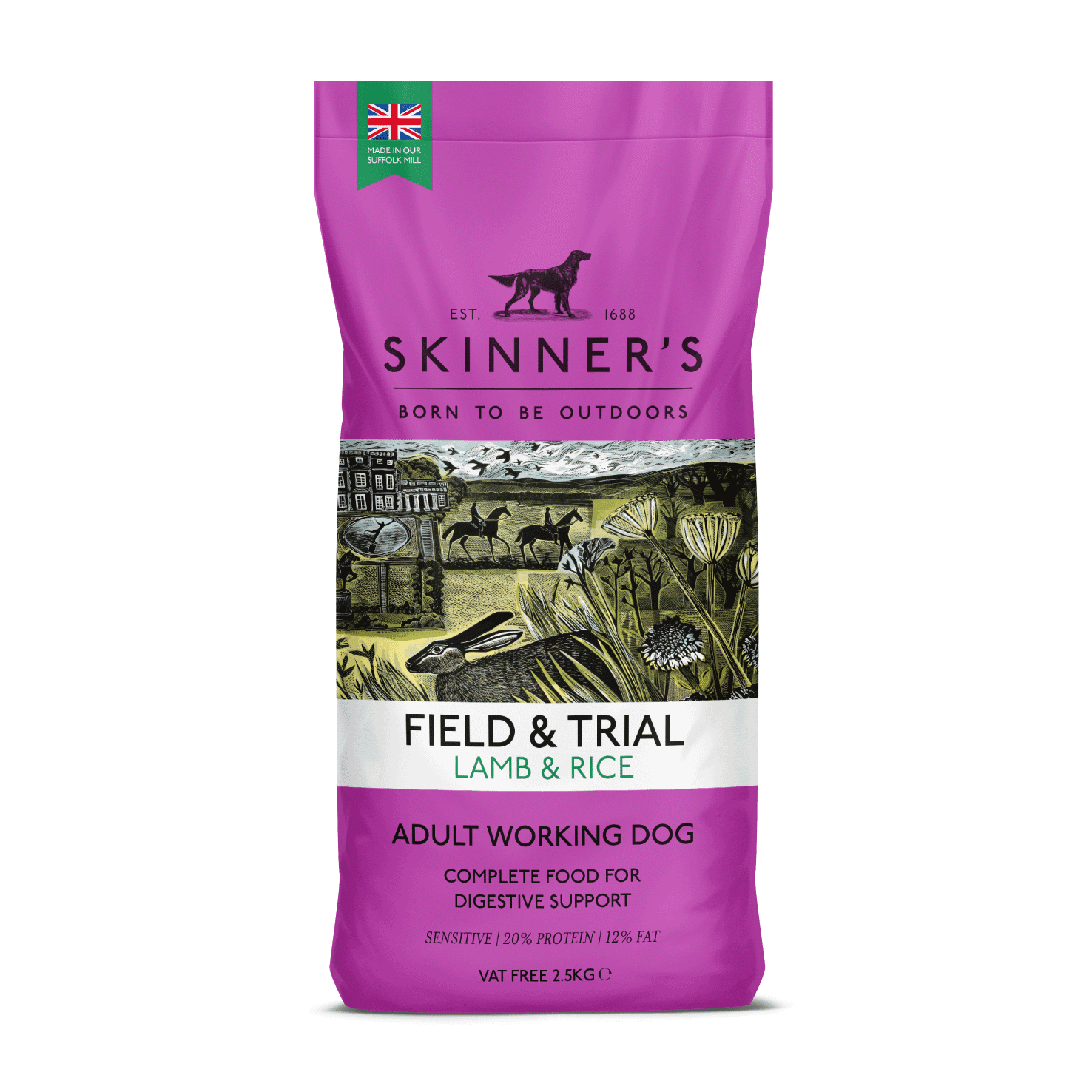 Skinners Field & Trial Adult Lamb & Rice 2.5kg