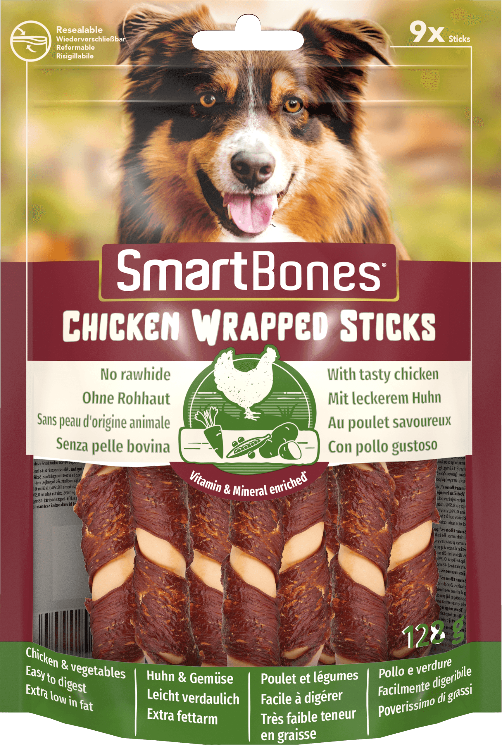 SmartBones Chick Wrap Sticks Sml 9pc