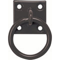 Tie Ring On Plate Black
