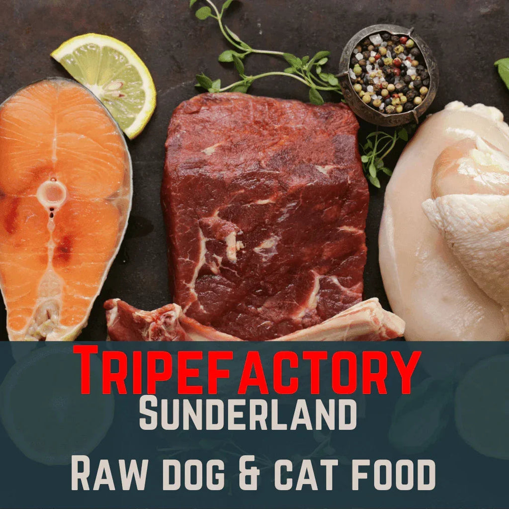 Tripefactory Sunderland - 20lb Full Mixed Box - Raw Dog & Cat Food – 250g