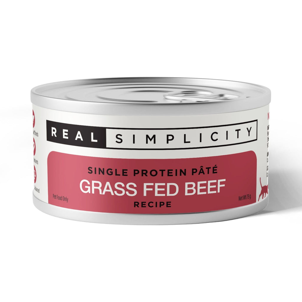 Real Simplicity Single Protein Pate Grass Fed Beef 79g