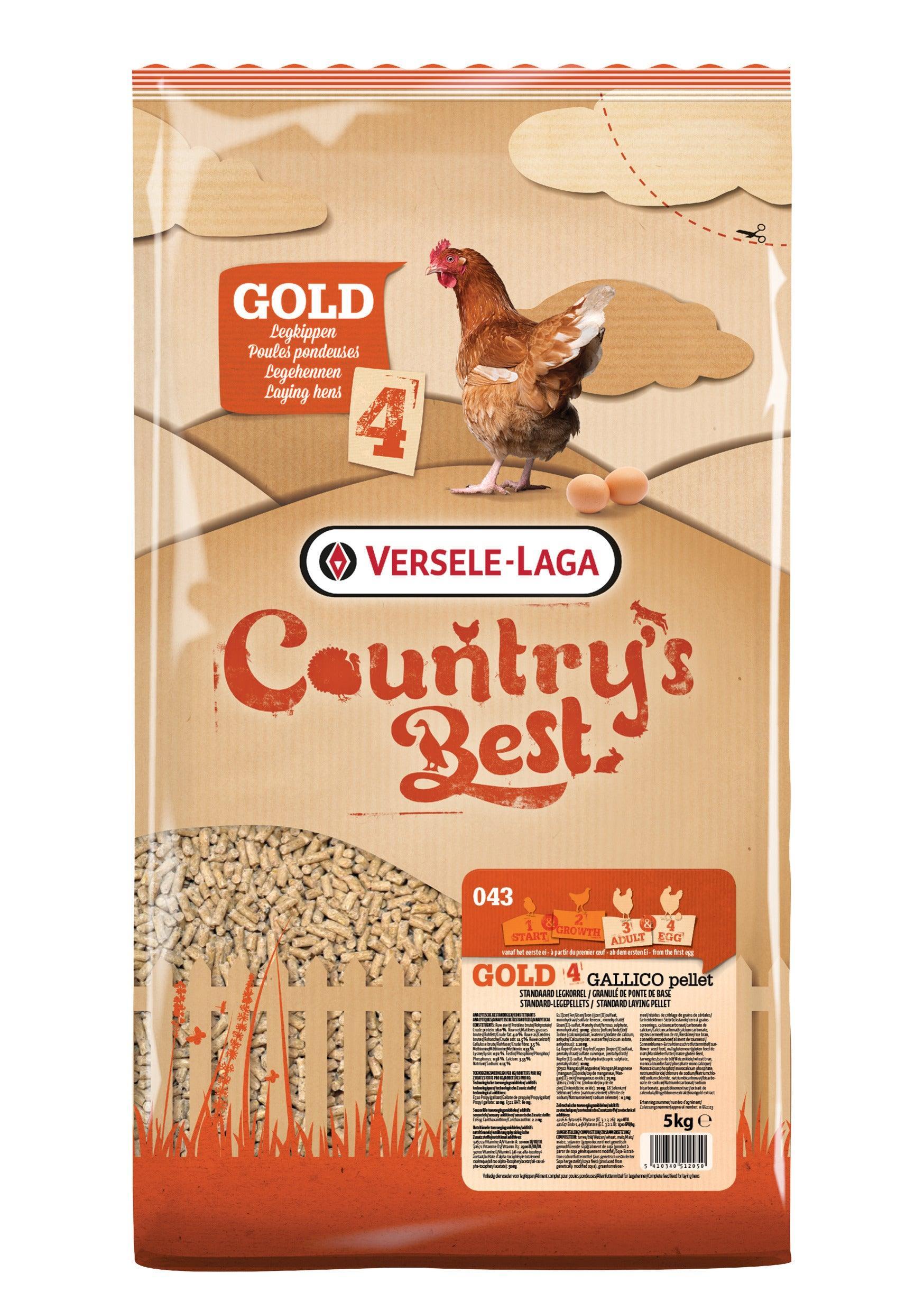 Versele Laga Gold 4 Gallico Pellets