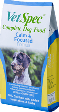 VetSpec Complete Adult Calm & Focused – 12kg / 2kg