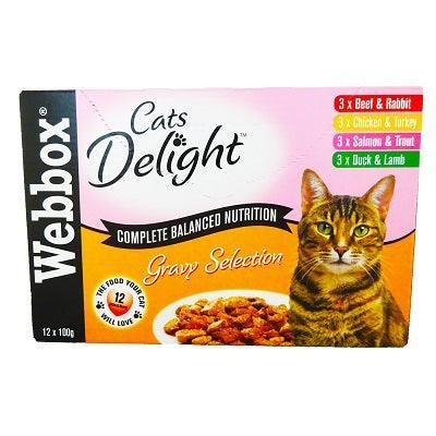 Webbox Cat Delight Gravy Pouch 100g