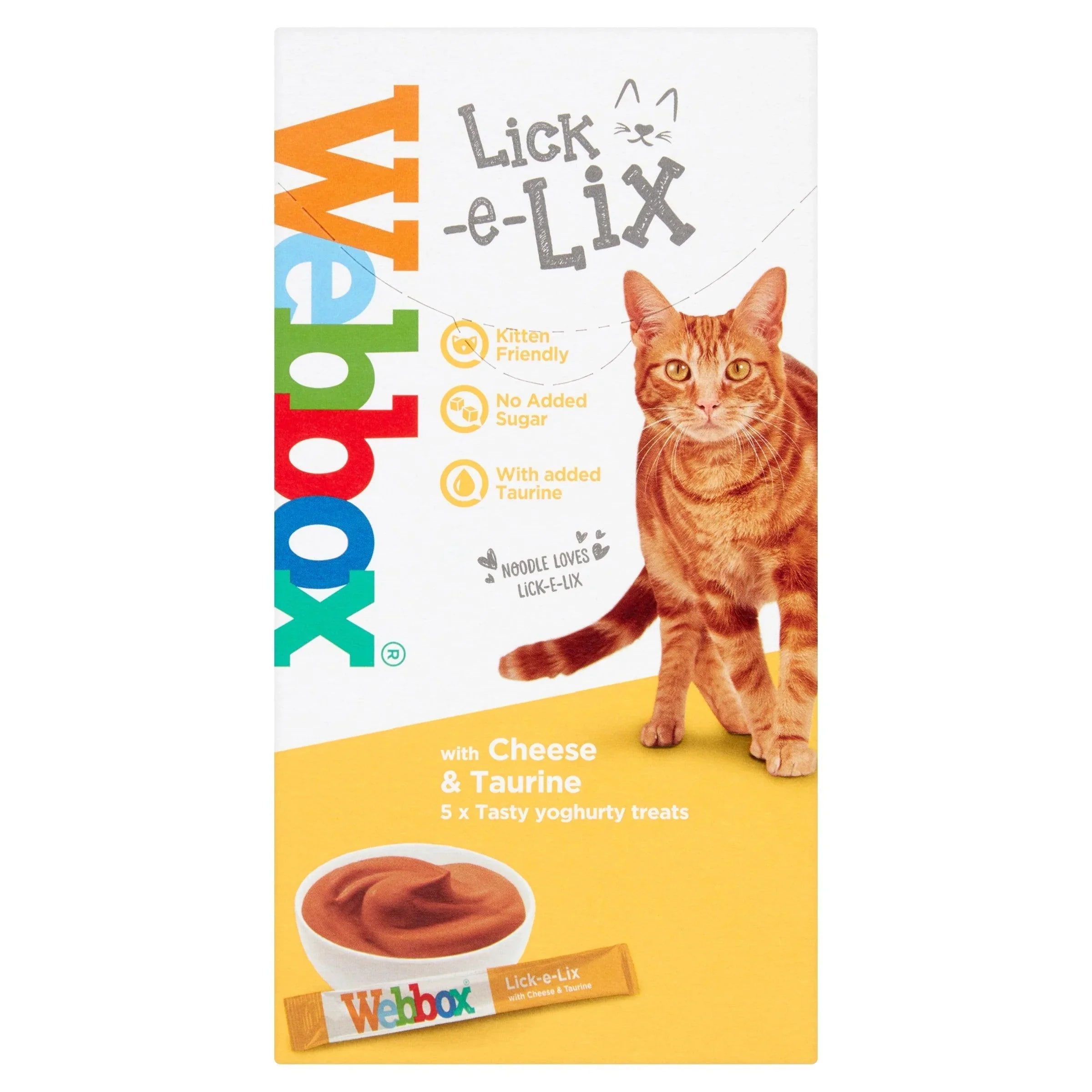 Webbox Lick e Lix Cream Cheese & Taurine 15g