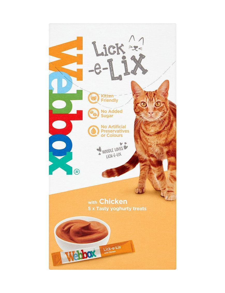Webbox Lick e Lix Yoghurt Chicken Cat Treat 15g