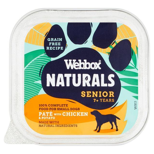 Webbox Natural Dog Senior Chicken Pate 150g