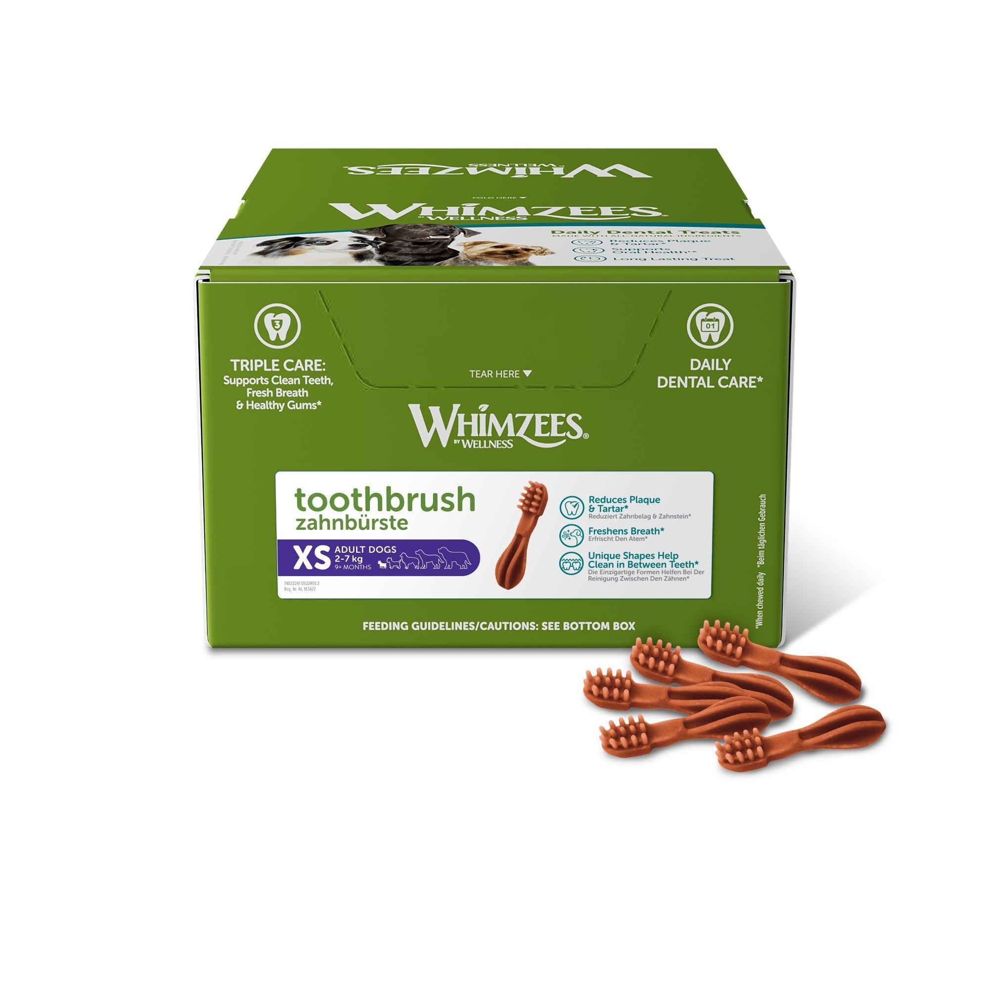 Whimzees Toothbrush Extra Small Box of 350 / Single x 70mm
