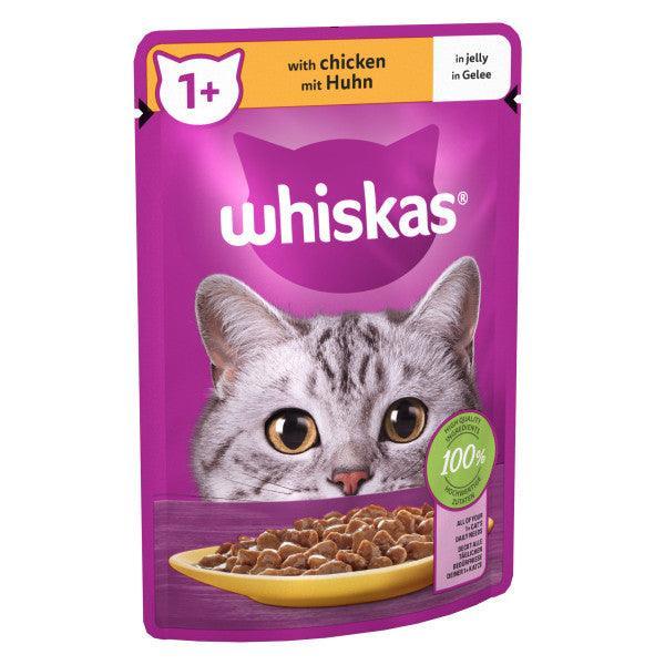 Whiskas Adult 1+ Chicken in Jelly Pouches 85g