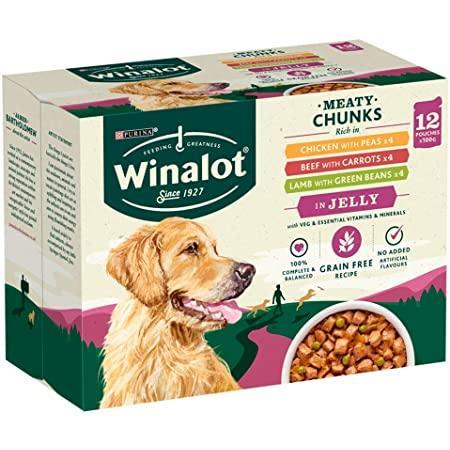 Winalot Adult Meaty Chunks in Jelly 12x100g