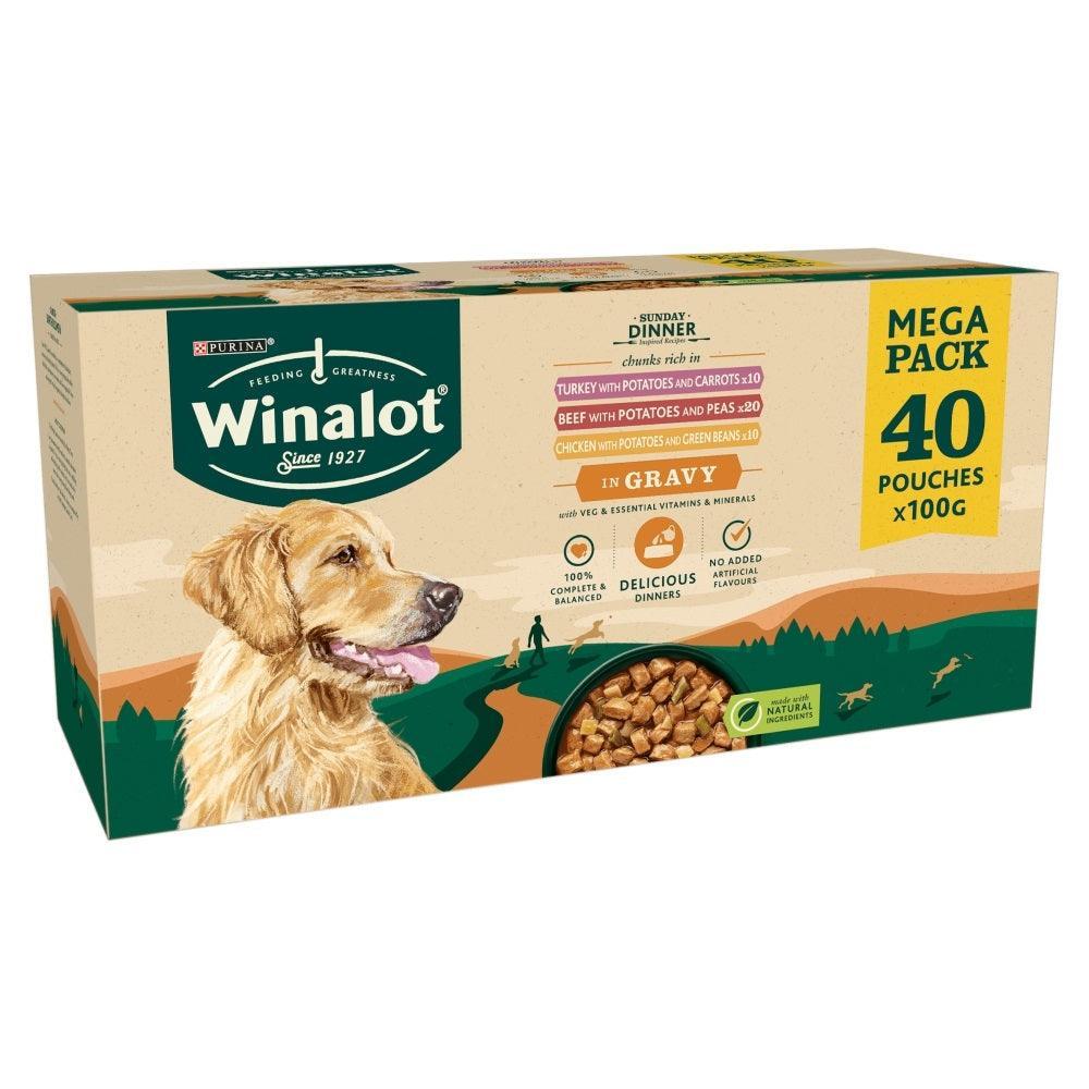 Winalot Adult Sunday Dinner in Gravy 100g