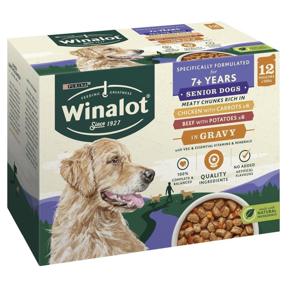 Winalot Senior Meaty Chunks CIG 4x 100g