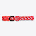 Wyld Cub - Adjustable Dog Collar: Knightsbridge Coral
