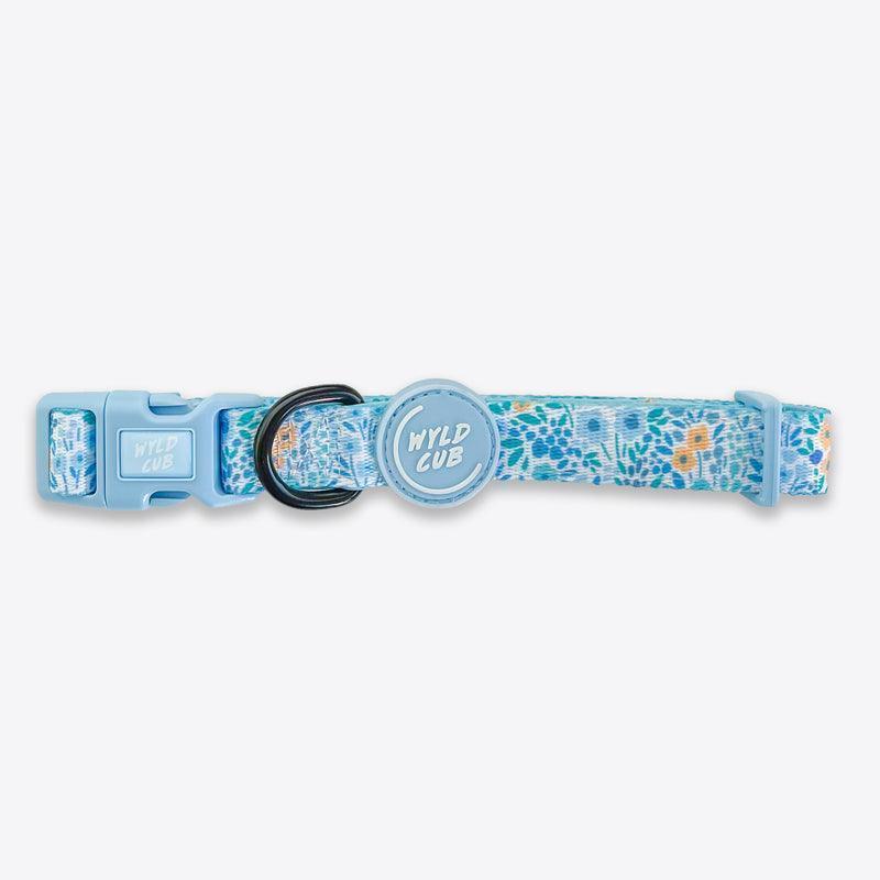 Wyld Cub - Adjustable Dog Collar: Notting Hill Sky