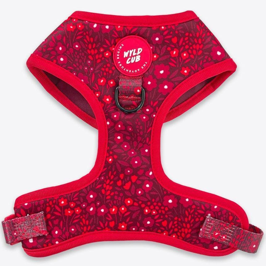 Wyld Cub - Adjustable Dog Harness: Notting Hill Mulberry