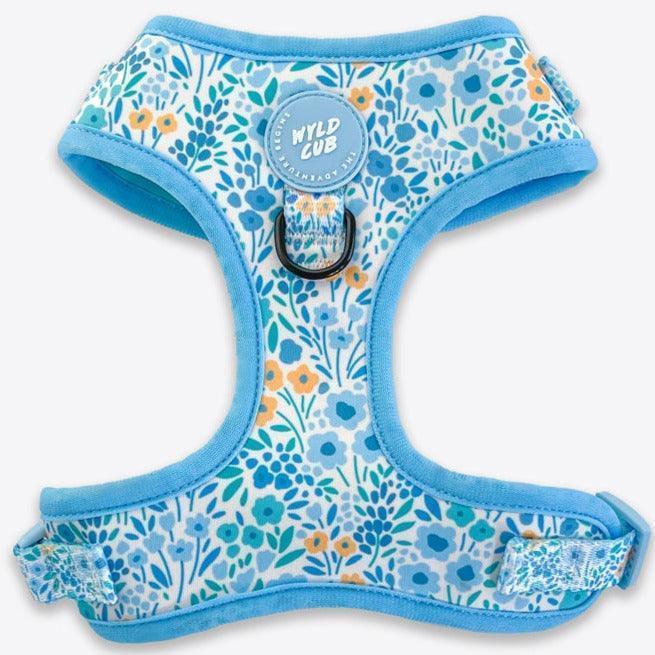 Wyld Cub - Adjustable Dog Harness: Notting Hill Sky
